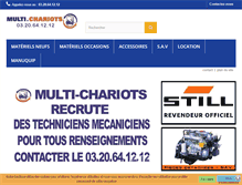 Tablet Screenshot of multi-chariots.net